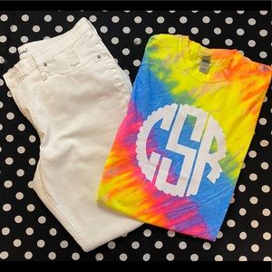 Monogram Tie Dye Shirt